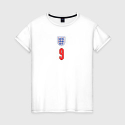 Футболка хлопковая женская Домашняя форма Гарри Кейна, цвет: белый