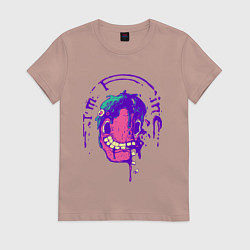 Футболка хлопковая женская Im Fine, цвет: пыльно-розовый