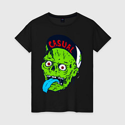 Женская футболка Zombie casual