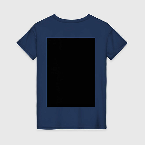 Женская футболка RE3 Jill Valentine / Тёмно-синий – фото 2