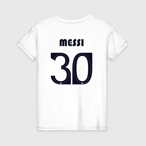 Женская футболка PSG Messi 30 New 202223 / Белый – фото 2