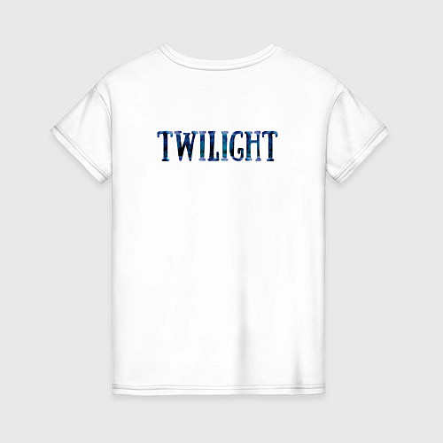Женская футболка Twilight Сумеречные цветы / Белый – фото 2