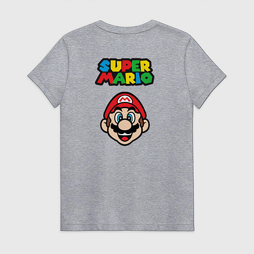 Женская футболка Yoshi / Меланж – фото 2