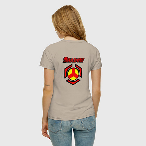 Женская футболка SonicSW / Миндальный – фото 4