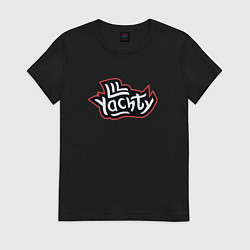 Футболка хлопковая женская Lil Yachty, цвет: черный