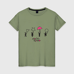 Женская футболка Сахарные Соты Squid Game