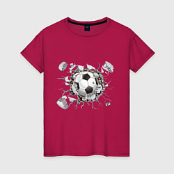 Женская футболка Футбол внутри