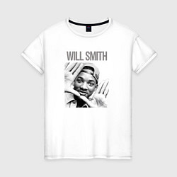 Футболка хлопковая женская Will Smith, цвет: белый