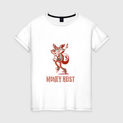 Женская футболка Money Heist Wolf