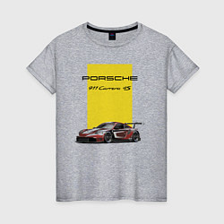 Женская футболка Porsche Carrera 4S Motorsport