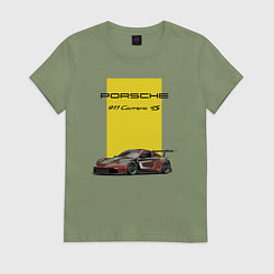 Женская футболка Porsche Carrera 4S Motorsport