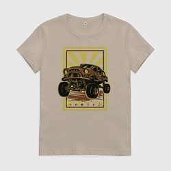 Женская футболка Авто ретро внедорожник