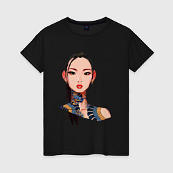 Женская футболка Китаянка-модница