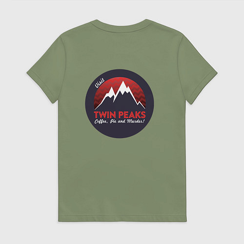 Женская футболка Твин Пикс 2022 ltd / Авокадо – фото 2