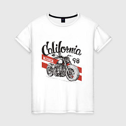 Женская футболка California Rider Motorcycle Races