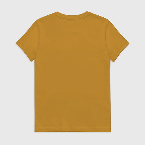 Женская футболка Наскальные Походы / Горчичный – фото 2