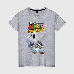 Женская футболка Dry Bones Super Mario 3D World Nintendo