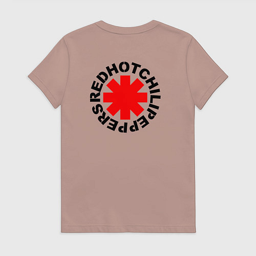 Женская футболка RHCP альбомы / Пыльно-розовый – фото 2