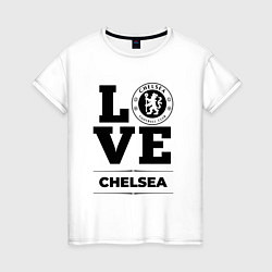 Футболка хлопковая женская Chelsea Love Классика, цвет: белый