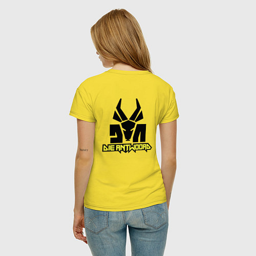 Женская футболка Die Antwoord pony / Желтый – фото 4