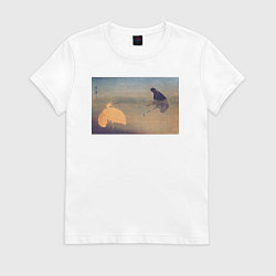 Женская футболка U to Shirasagi Цапли и баклан