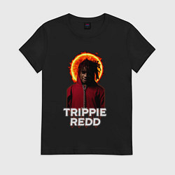 Футболка хлопковая женская TRIPPIE REDD 1400, цвет: черный