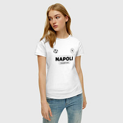Футболка хлопковая женская Napoli Униформа Чемпионов, цвет: белый — фото 2