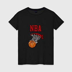 Женская футболка Basketball - NBA logo