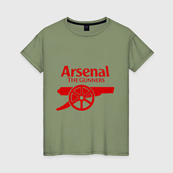 Женская футболка Arsenal: The gunners