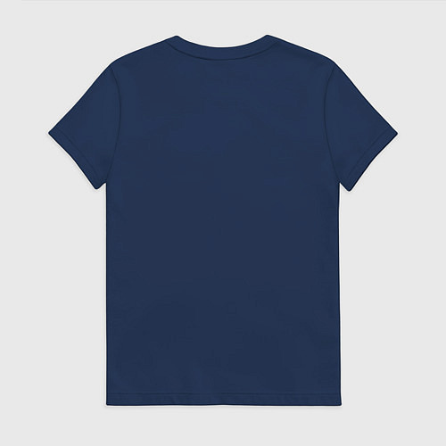 Женская футболка Персонажи игры Радужные друзья / Тёмно-синий – фото 2