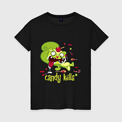 Женская футболка Nutty - candy kills