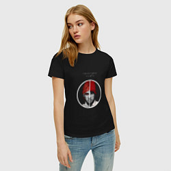 Футболка хлопковая женская Twenty one pilots musical, цвет: черный — фото 2