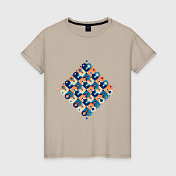 Женская футболка Абстрактный орнамент
