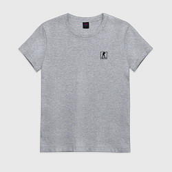 Футболка хлопковая женская CS:GO - Graffiti Angel of Death, цвет: меланж