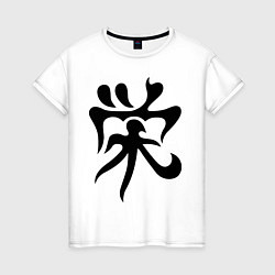 Женская футболка Японский иероглиф - Процветание