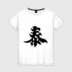 Женская футболка Японский иероглиф - Богатство