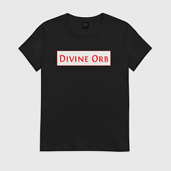 Футболка хлопковая женская Divine Orb дроп в Path of Exile, цвет: черный