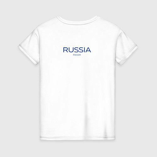 Женская футболка Россия - Я патриот / Белый – фото 2