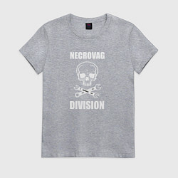 Женская футболка Necrovag white division