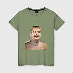 Женская футболка Товарищ Сталин бюст