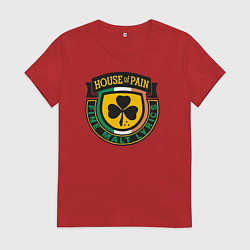 Футболка хлопковая женская House of pain, цвет: красный