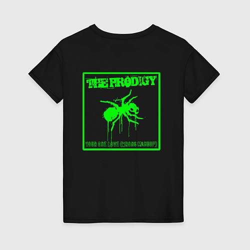 Женская футболка The prodigy your on love / Черный – фото 2