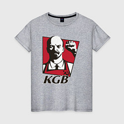 Женская футболка KGB Lenin