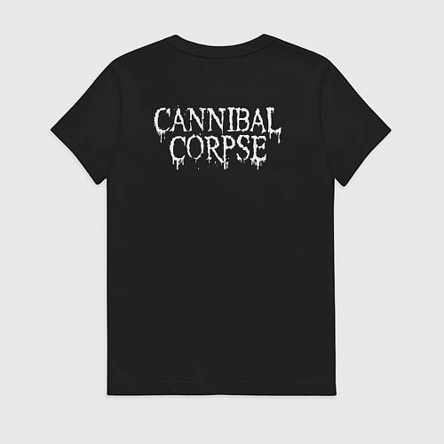 Женская футболка Cannibal Corpse - butchered at birth / Черный – фото 2