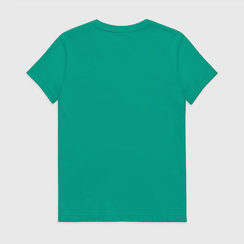 Женская футболка Черепаха на отдыхе, футболка хб / Зеленый – фото 2