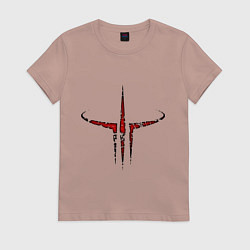 Женская футболка Quake III logo
