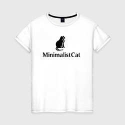 Женская футболка Коты MinimalistCat