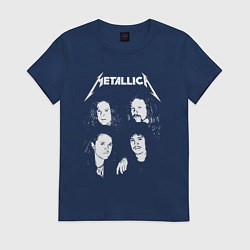 Женская футболка Metallica band