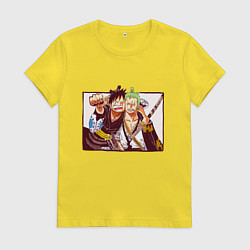 Женская футболка Луффи и Ророноа Зоро - Ван пис