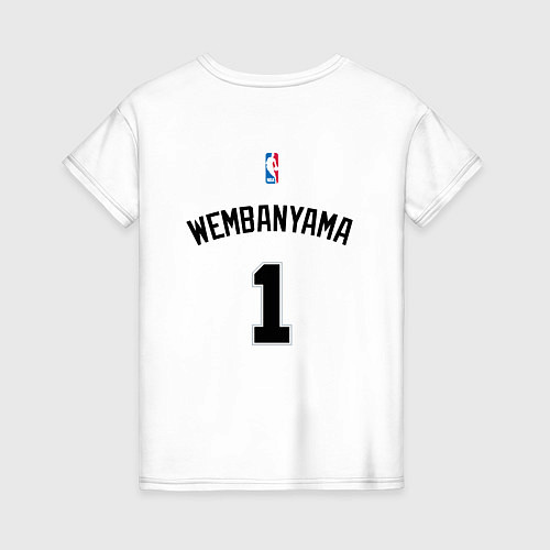 Женская футболка Форма Виктор Вембаньяма / Белый – фото 2